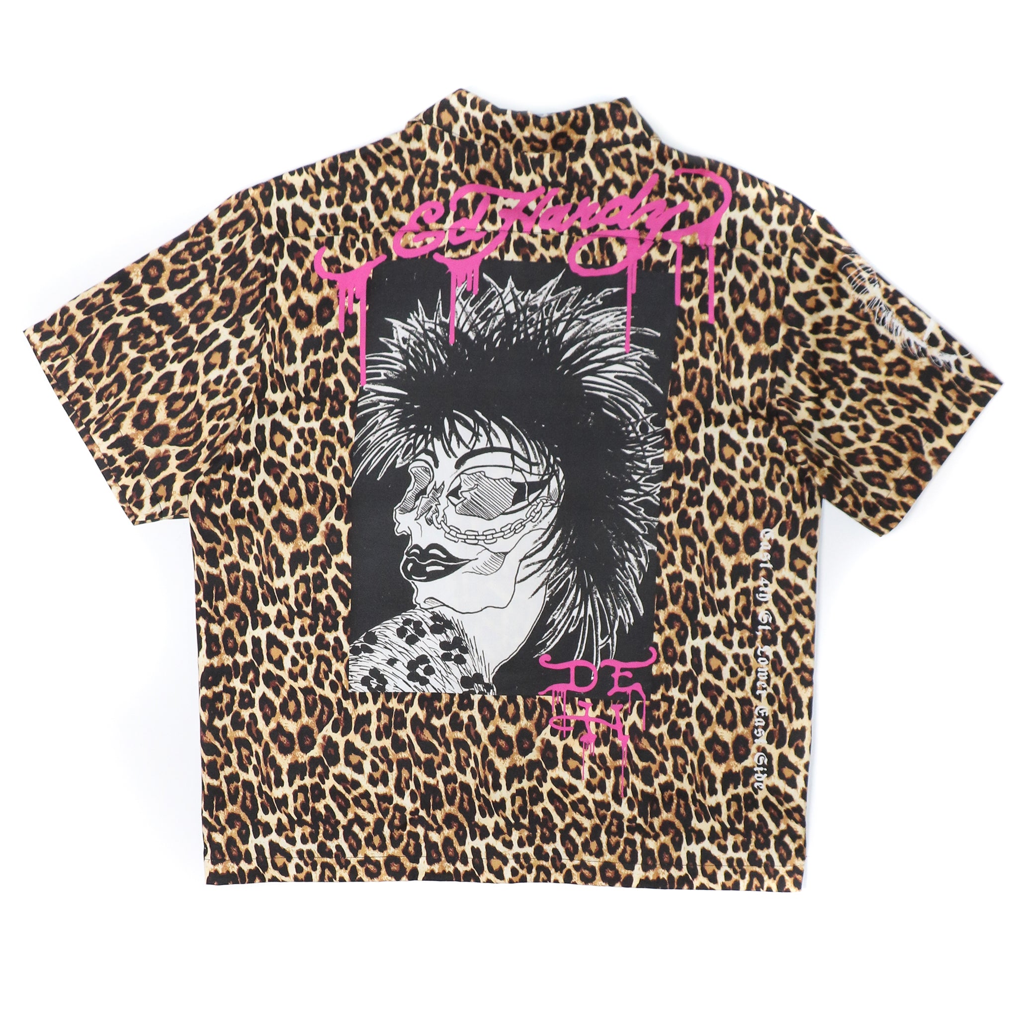 Punk Leopard Boxy Camp Shirt - Image 2