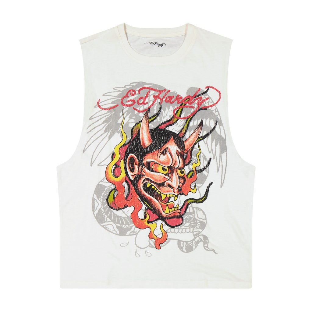 Demon Mens Cut Off Tee