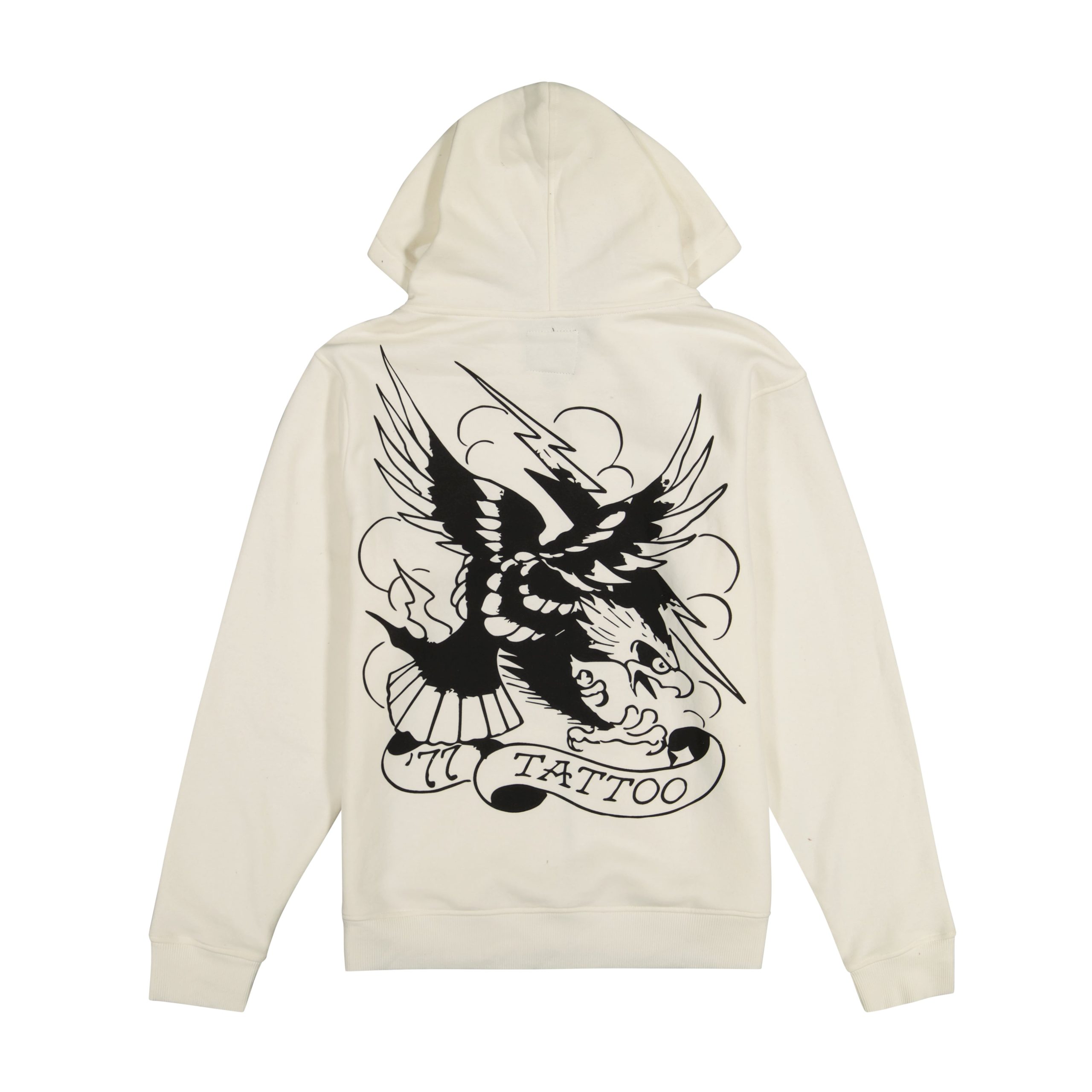 Death Before Dishonor Fleece Zip Front Hoodie - Image 3