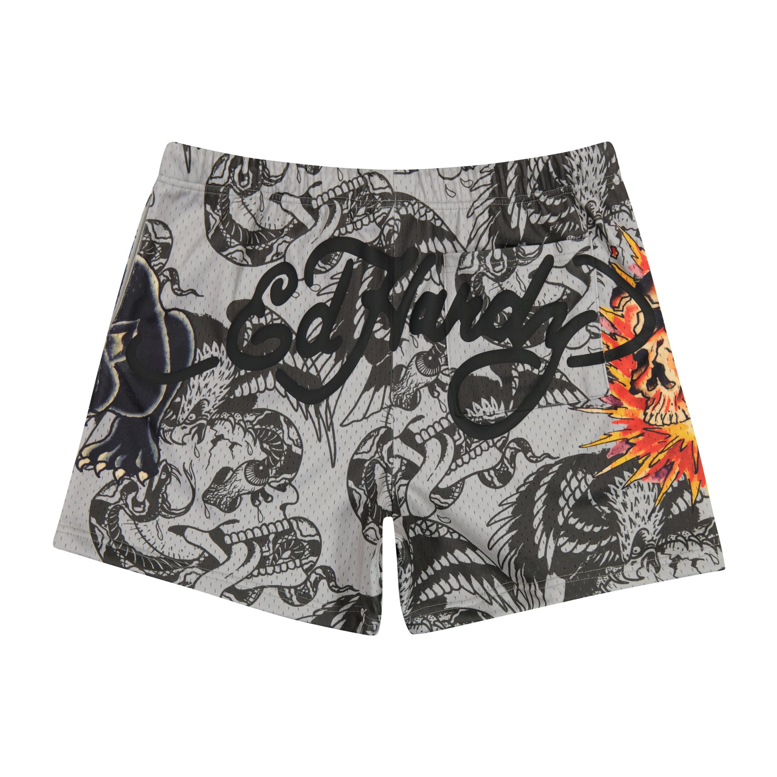 Skull Panther Mens Mesh Short - Image 2