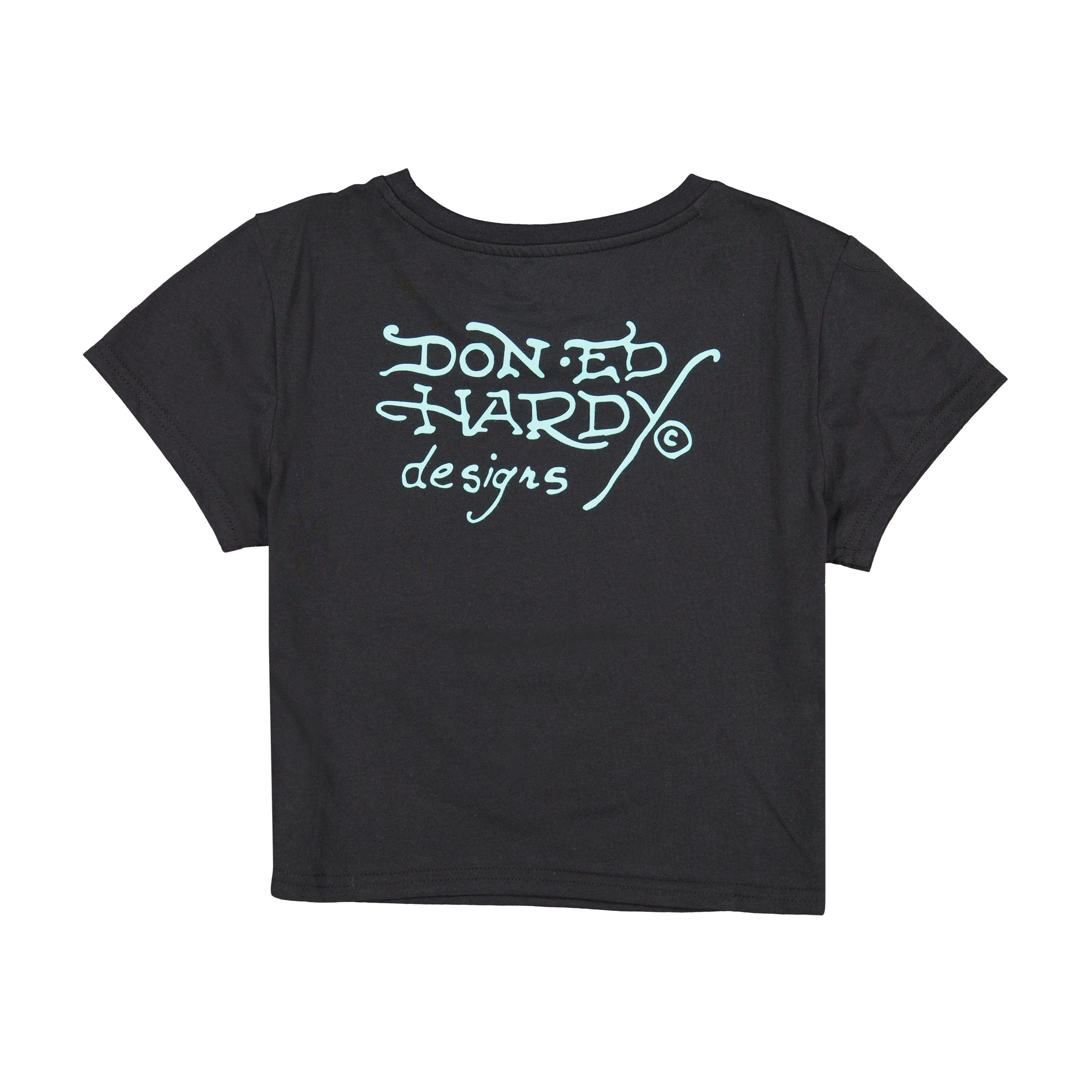 Skull Butterfly Baby Tee - Image 2