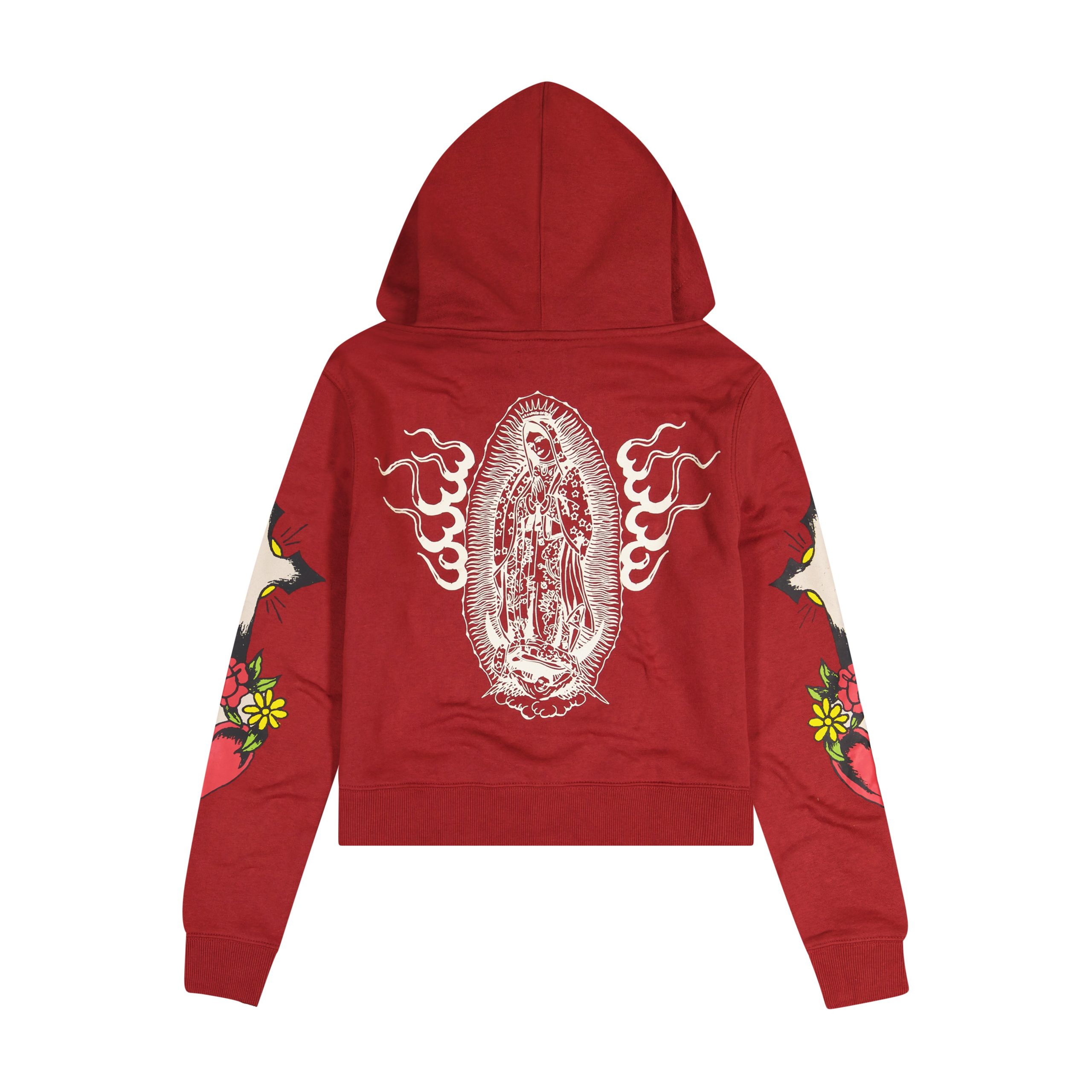 Sacred Heart Zip Front Hoodie (Relaxed) - Image 2