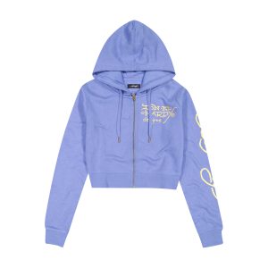 Tiger Lotus Zip Front Hoodie