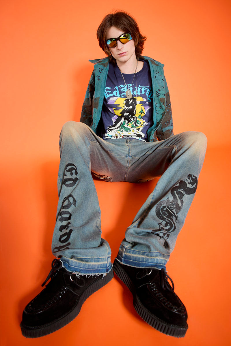 Cobra Flame Stacked Boot Jean - Image 2